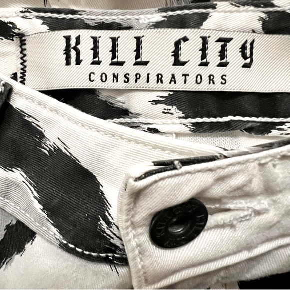 Kill City Animal Print Jeans - Picture 5 of 6